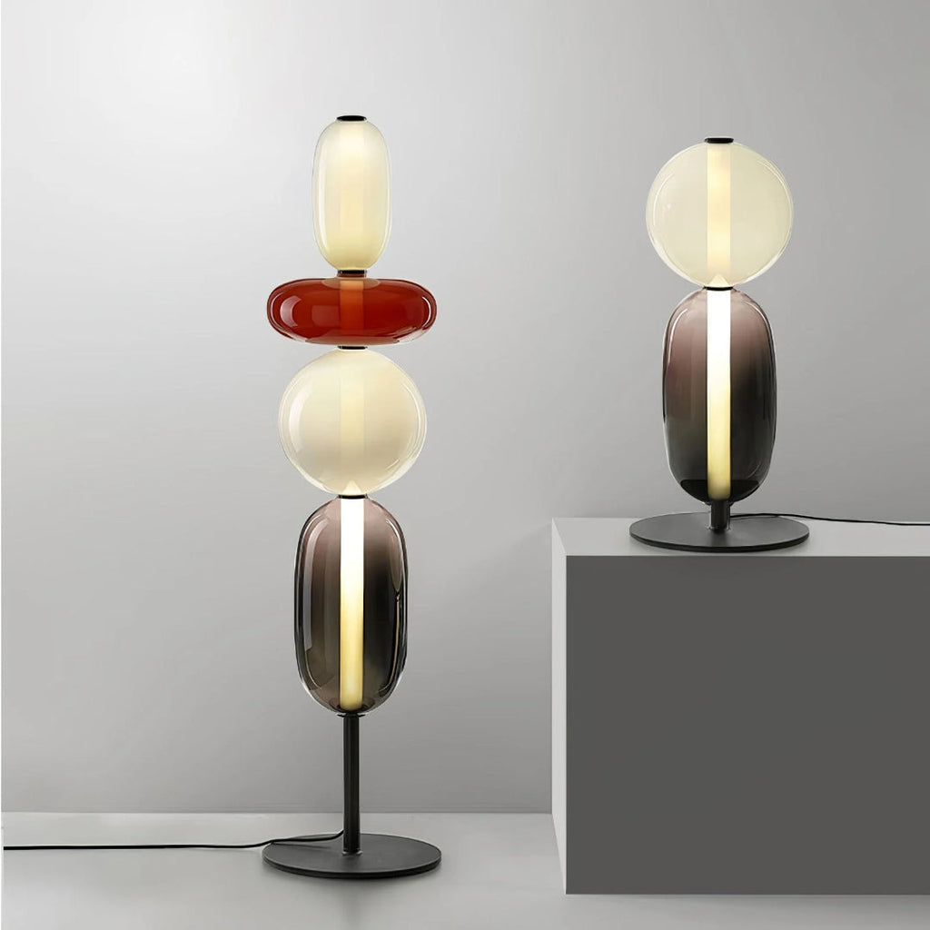 Modern Glass Floor Lamp