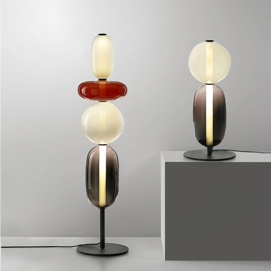 Modern Glass Floor Lamp