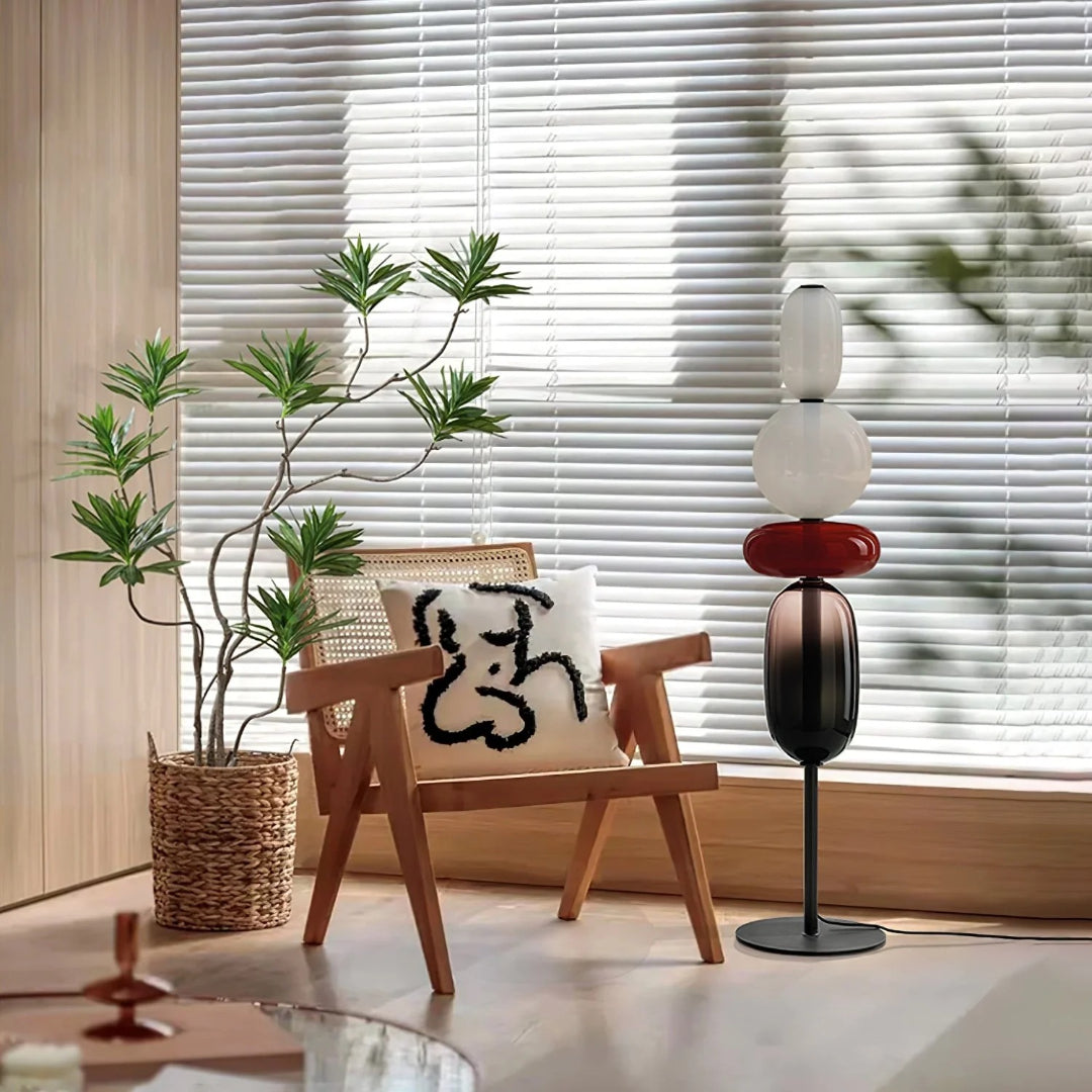 Modern Glass Floor Lamp
