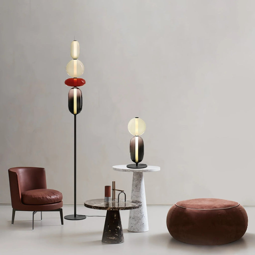 Modern Glass Floor Lamp