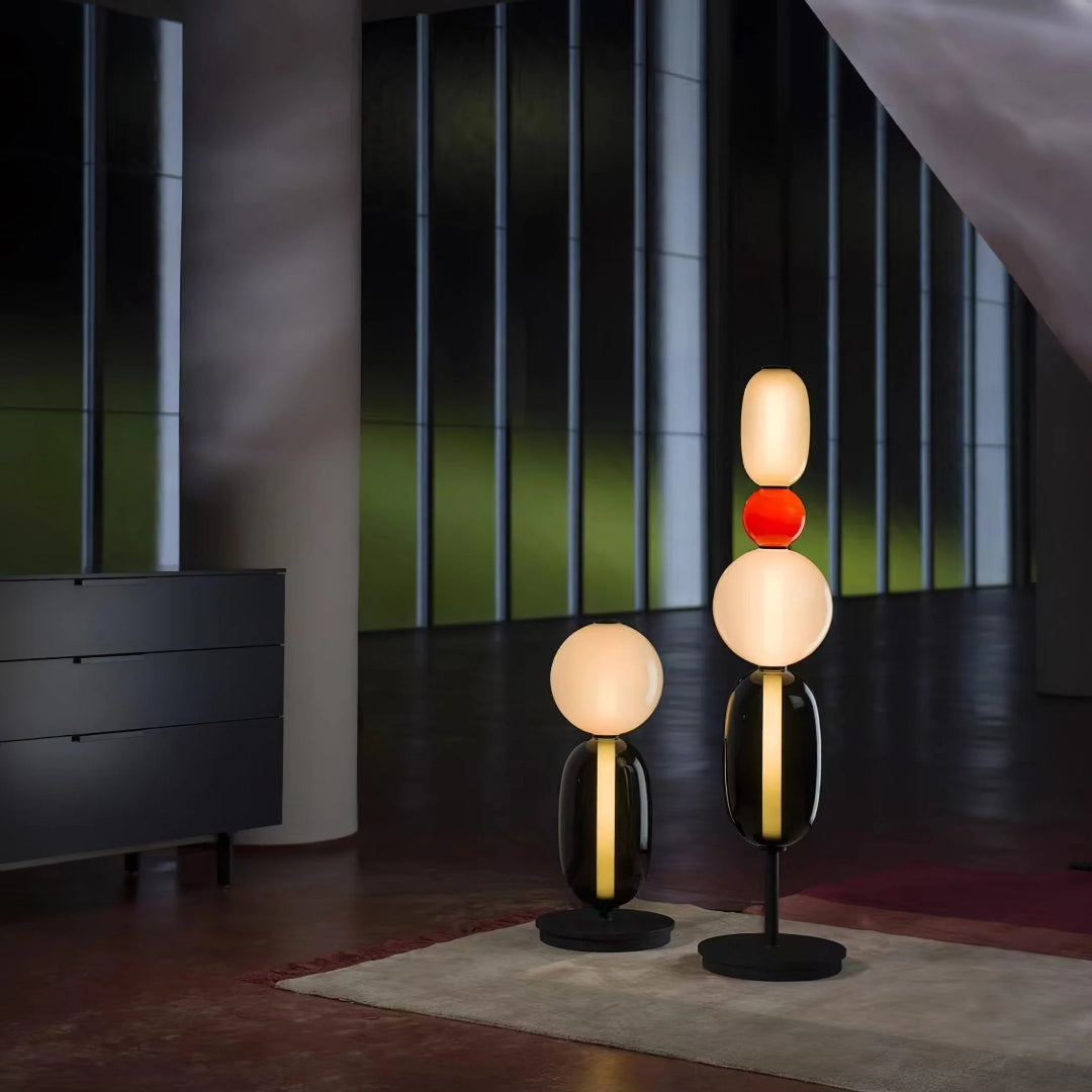 Modern Glass Floor Lamp