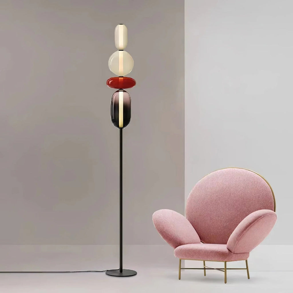 Modern Glass Floor Lamp