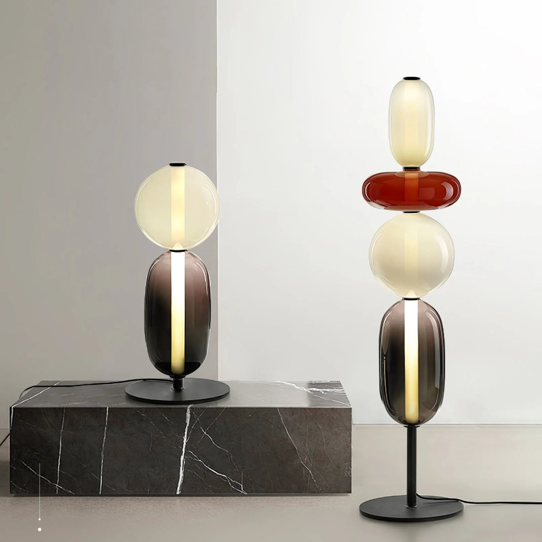 Modern Glass Floor Lamp
