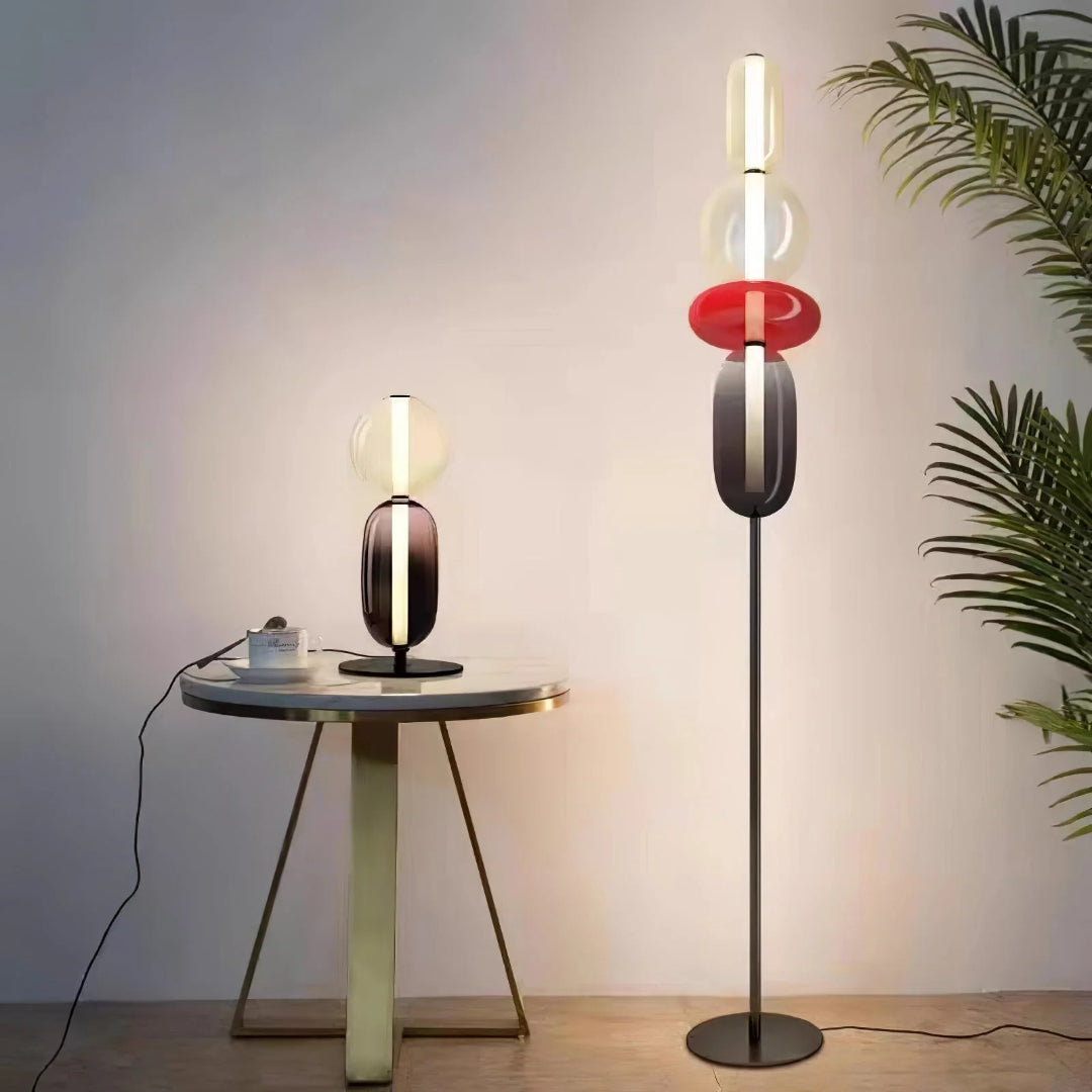 Modern Glass Floor Lamp