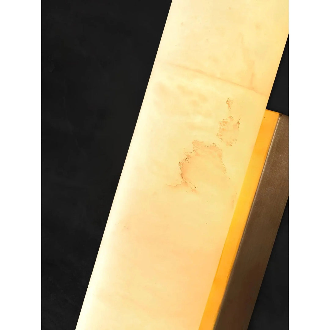 Vertical Marble Wall Light