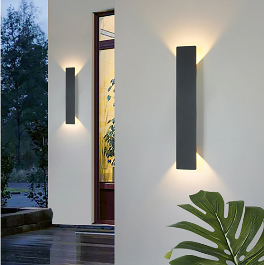 Waterproof LED Strip Wall Lamp – Slim Architectural Up Down Exterior Design