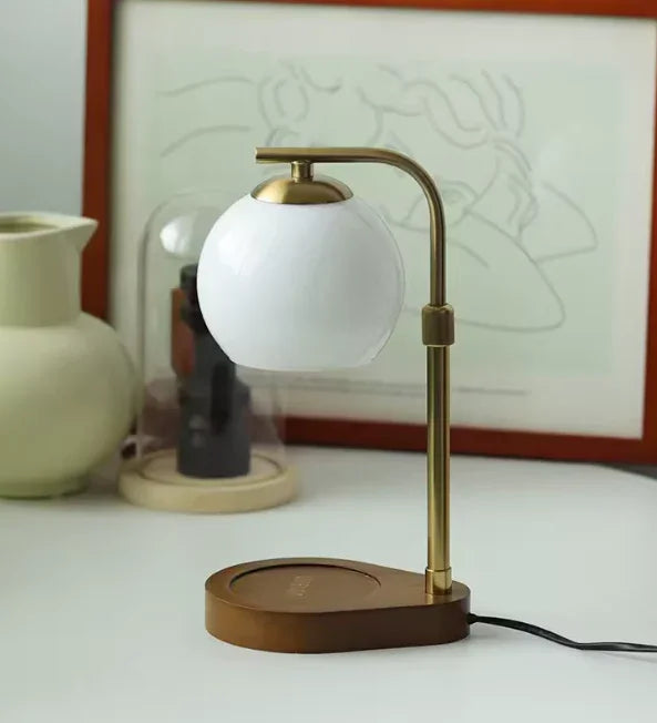 Candle Warmer Lamp | Modern and Classic Style | Flameless Fragrance Scent Release for Safe Home Ambiance and Even Wax Melting