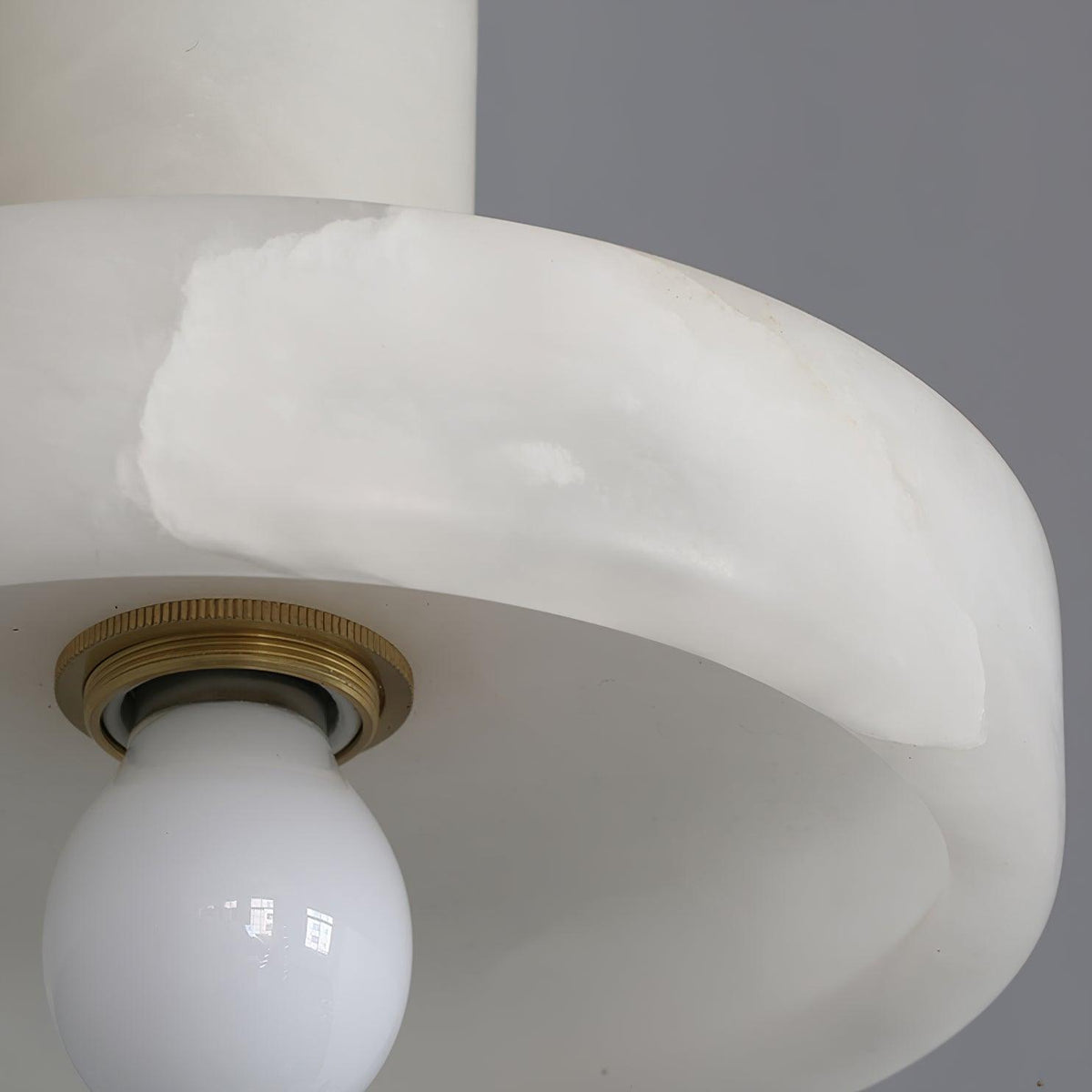 Alabaster Pendant Light | Natural Stone Stacked Design | Adjustable 150cm Cable for Custom Indoor Ceiling Lighting Setup