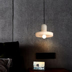 Alabaster Pendant Light | Natural Stone Stacked Design | Adjustable 150cm Cable for Custom Indoor Ceiling Lighting Setup