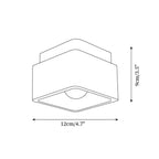 Natural Stone Wood Ceiling Light