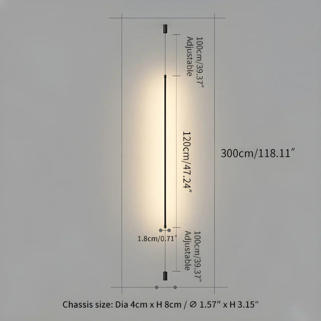 Modern Linear LED Floor Lamp