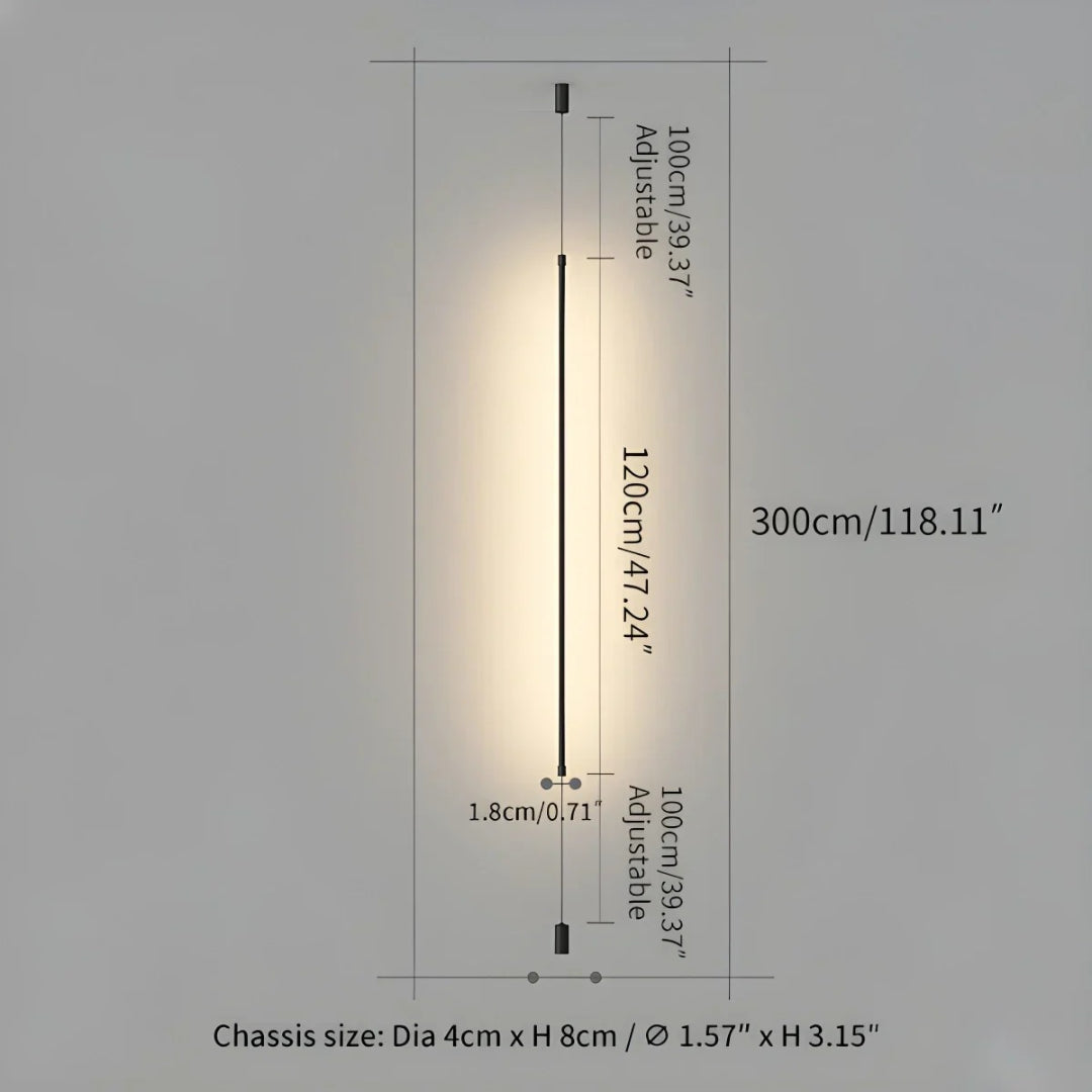 Modern Linear LED Floor Lamp