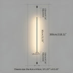Modern Linear LED Floor Lamp