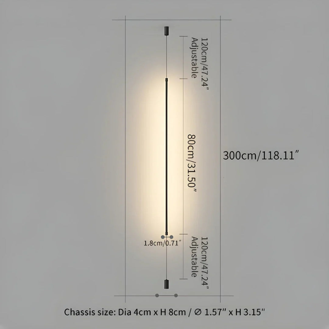 Modern Linear LED Floor Lamp