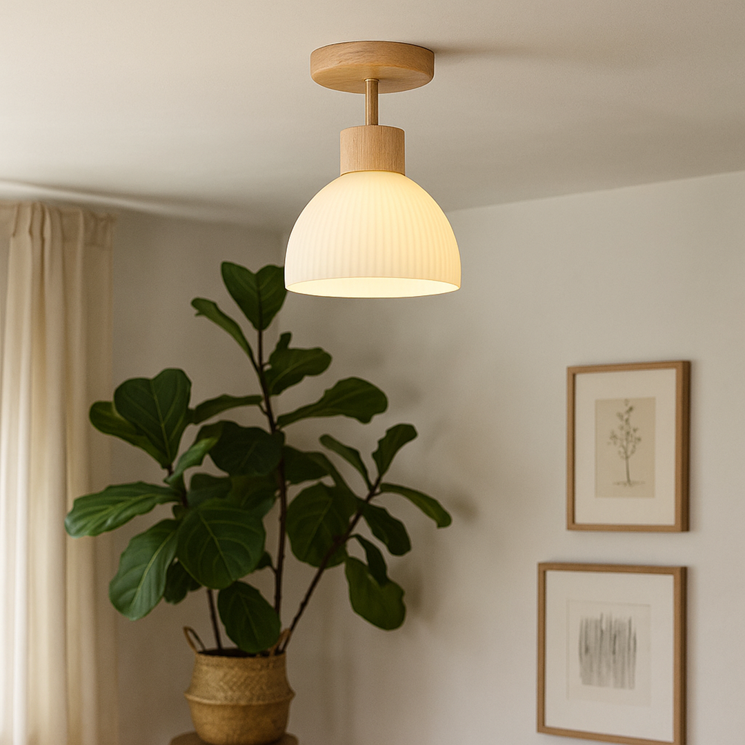 LED Ceiling Lamp – Eco Conscious Minimalist Design With Soft Diffused Glow