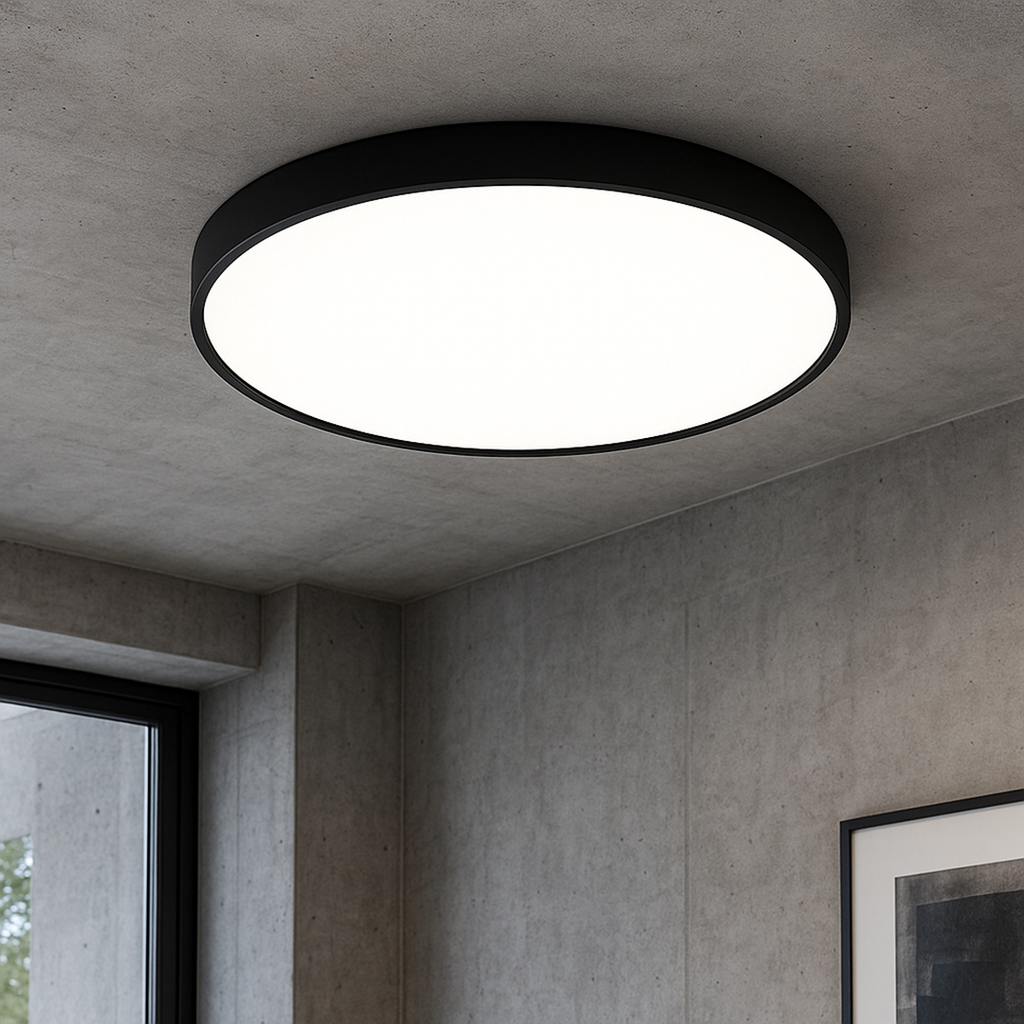 Ultra Slim Ceiling Lamp – Low Profile Minimalist Energy Efficient Design