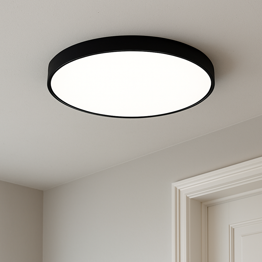Ultra Slim Ceiling Lamp – Low Profile Minimalist Energy Efficient Design