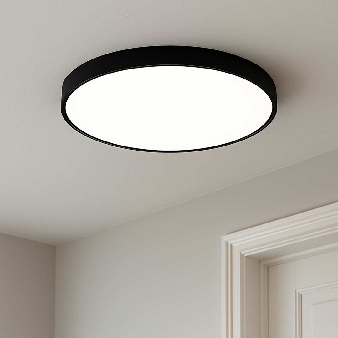 Ultra Slim Ceiling Lamp – Low Profile Minimalist Energy Efficient Design