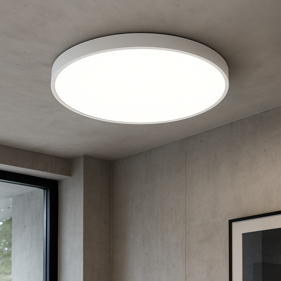 Ultra Slim Ceiling Lamp – Low Profile Minimalist Energy Efficient Design
