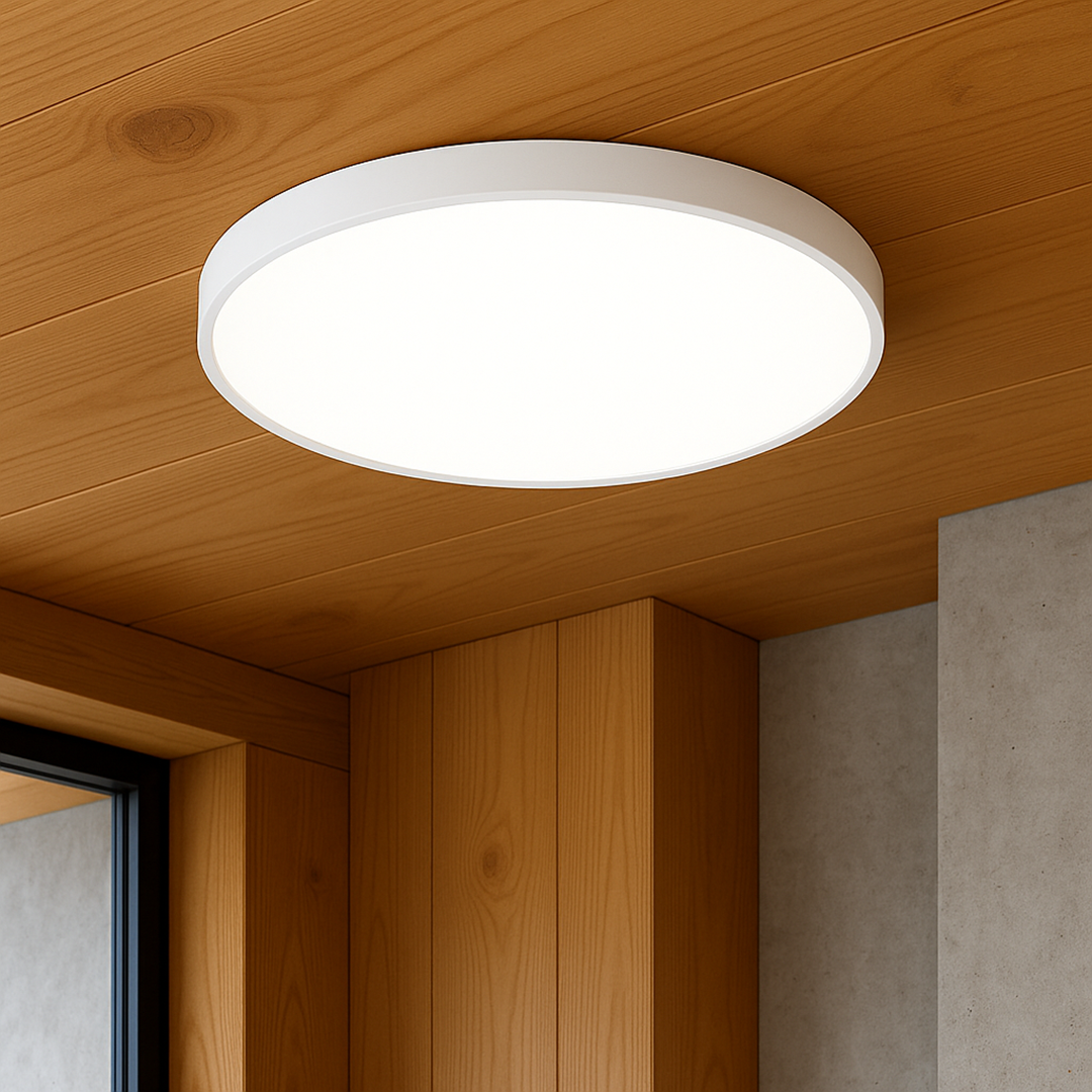 Ultra Slim Ceiling Lamp – Low Profile Minimalist Energy Efficient Design