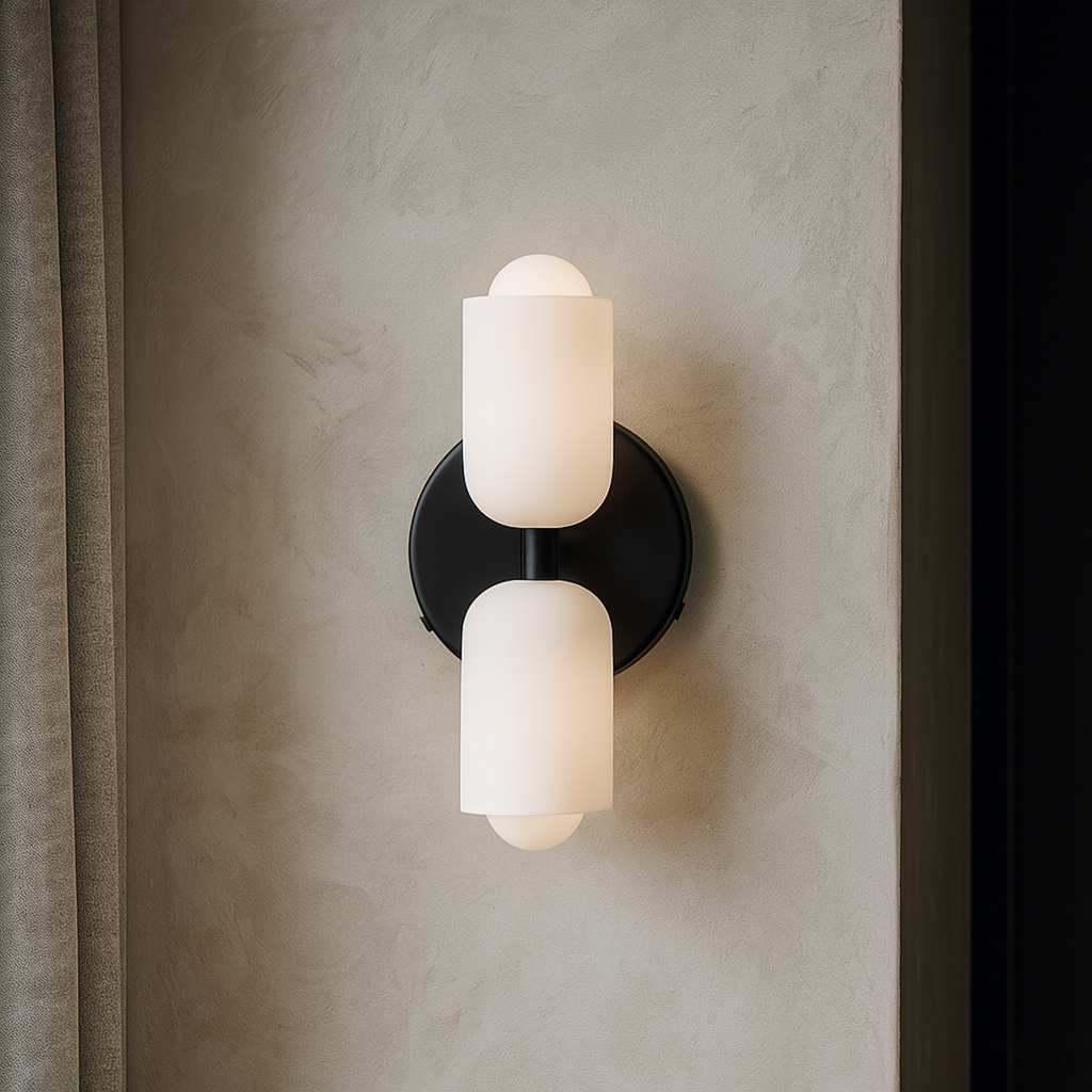 Up And Down Wall Lamp – Nordic Minimalist Cylindrical Glass Design