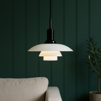 Sculpted Metal Pendant Lamp – Danish Scandinavian Minimalist Design