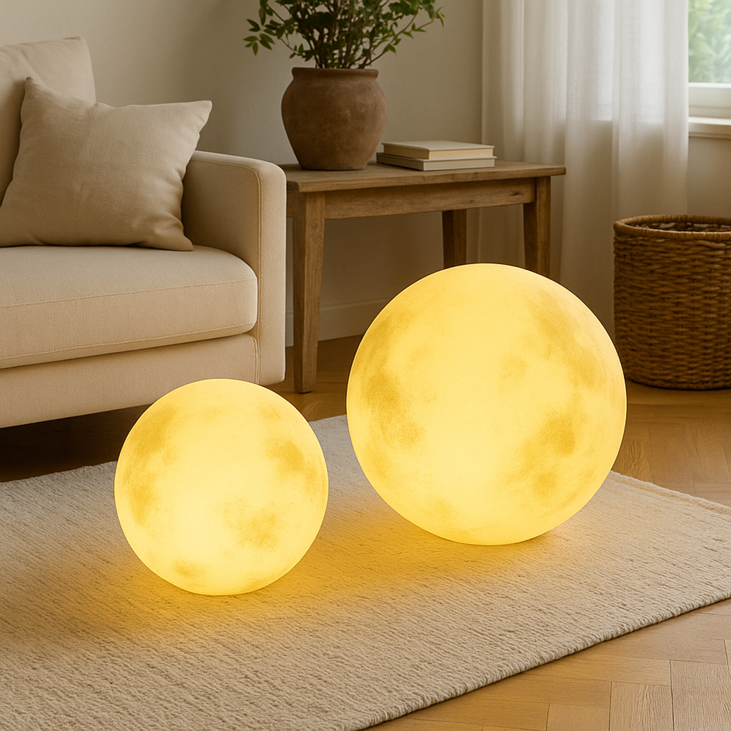 Solar Moon Garden Lamp – Outdoor Weatherproof Decorative Landscape Light
