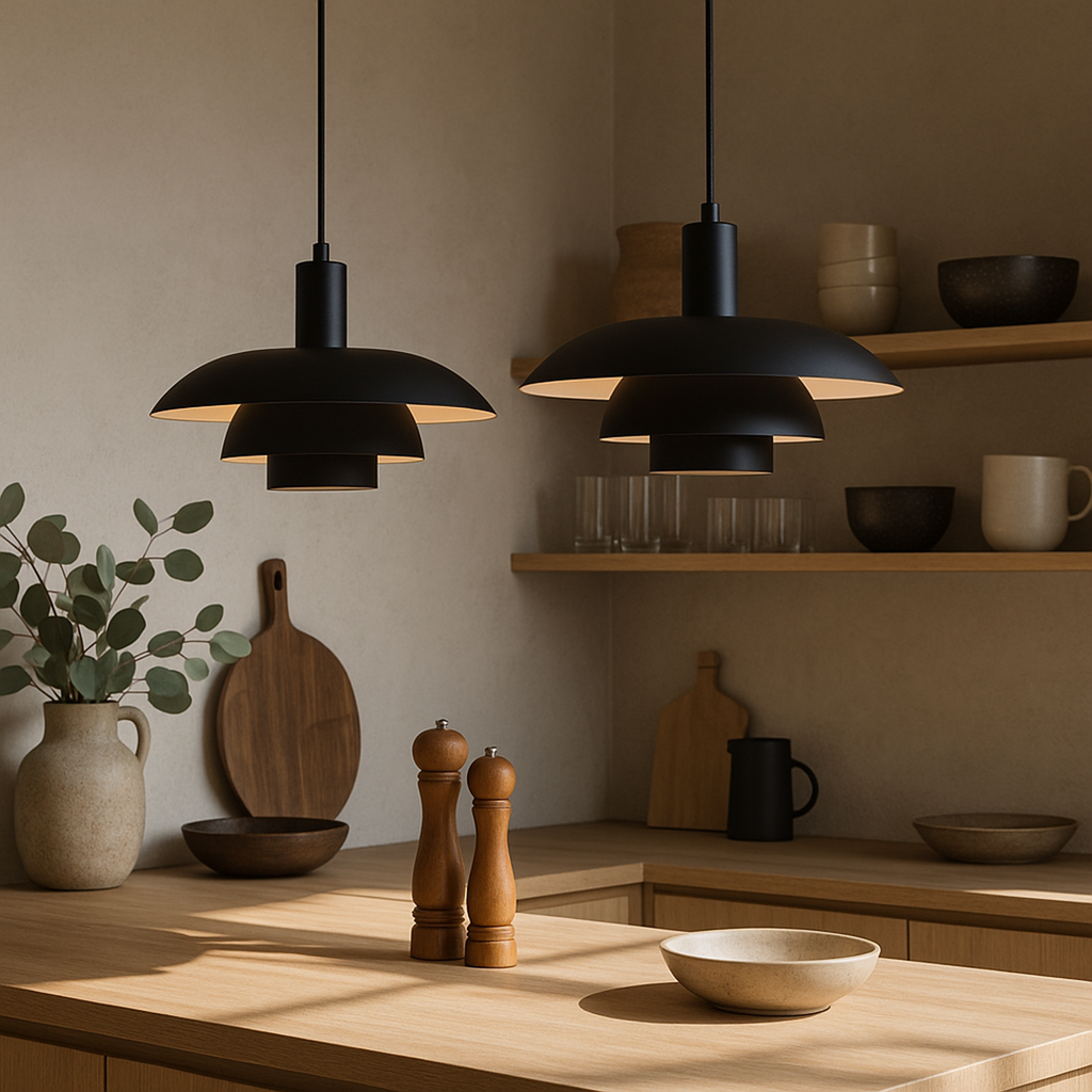 Metal LED Pendant Lamp – Danish Scandinavian Minimalist Dimmable Design