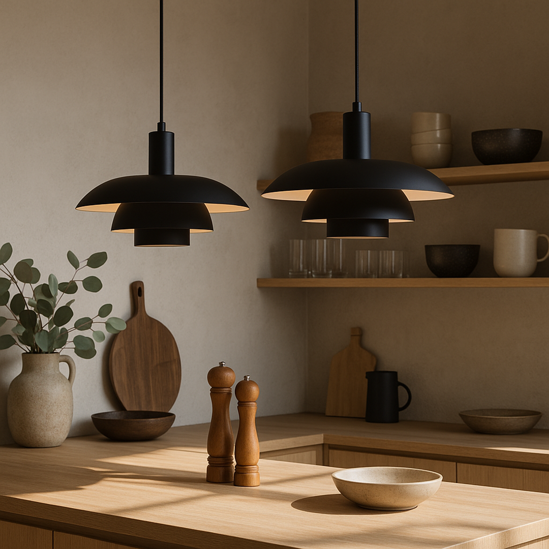 Metal LED Pendant Lamp – Danish Scandinavian Minimalist Dimmable Design