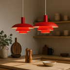 Metal LED Pendant Lamp – Danish Scandinavian Minimalist Dimmable Design