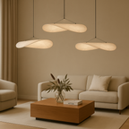 Fabric Sculptural Pendant Light