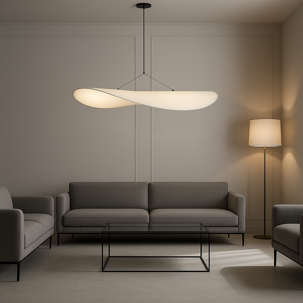 Fabric Sculptural Pendant Light