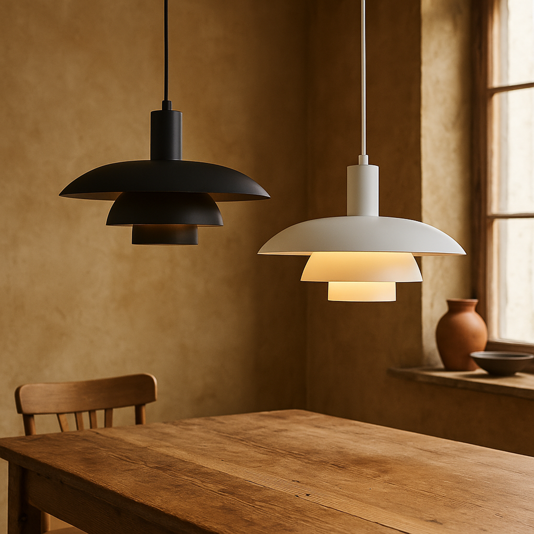 Metal LED Pendant Lamp – Danish Scandinavian Minimalist Dimmable Design
