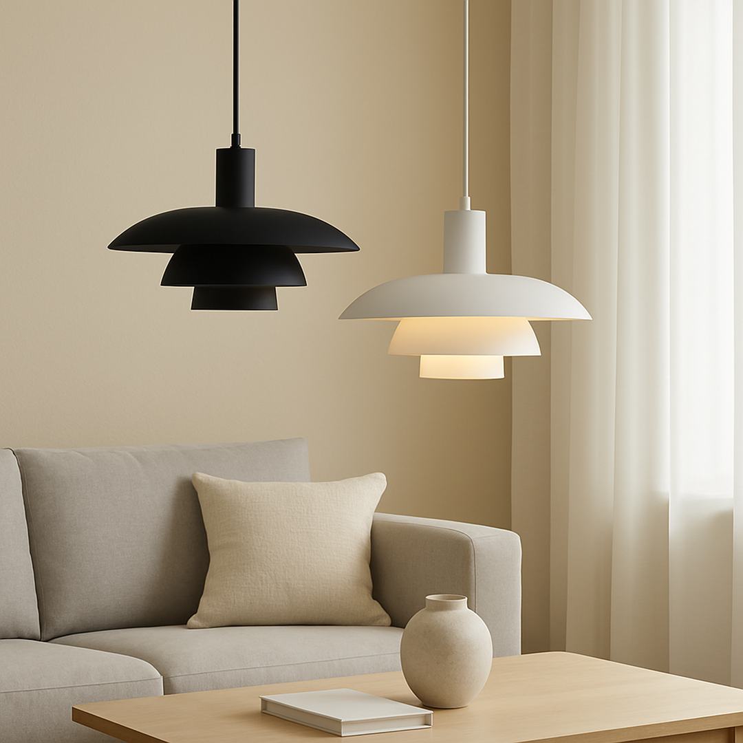 Metal LED Pendant Lamp – Danish Scandinavian Minimalist Dimmable Design