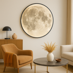 Moon Wall Lamp – Circular LED Design For Indoor And Outdoor Use