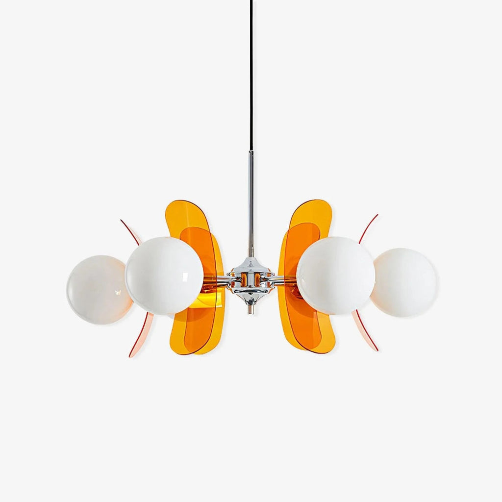 Mid-Century Glass Pendant Light