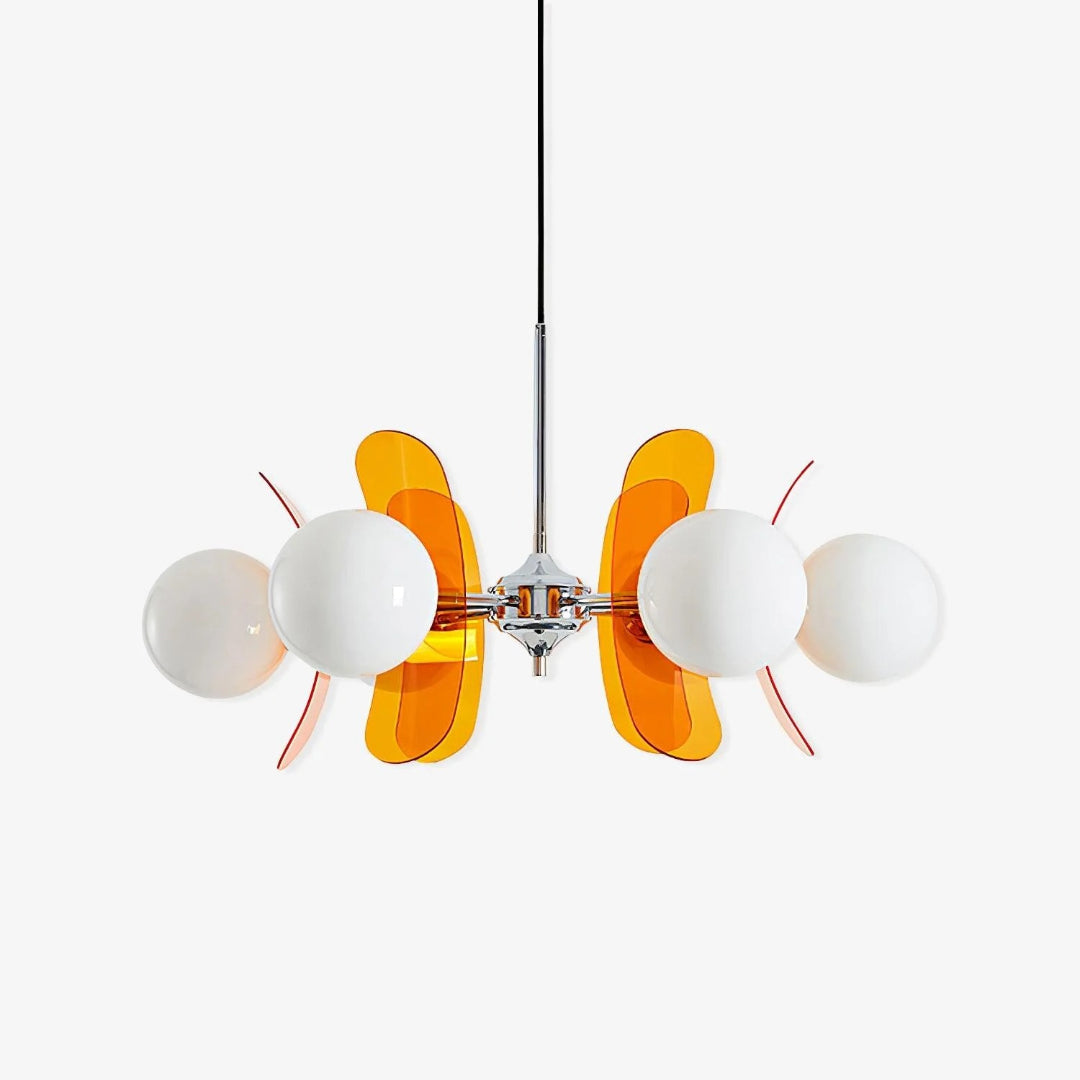 Mid-Century Glass Pendant Light