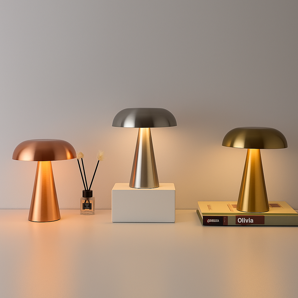 Modern Touch Table Lamp Minimalist LED Bedside Light