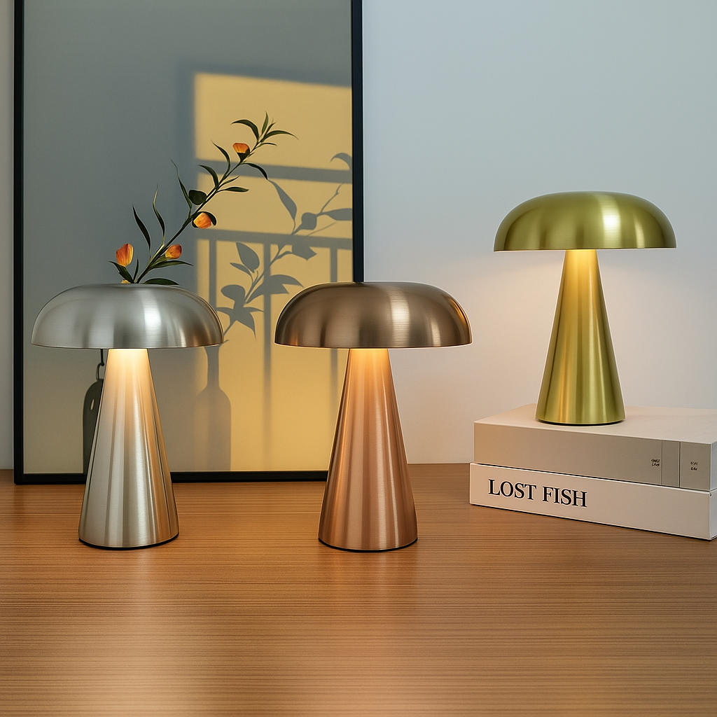Modern Touch Table Lamp Minimalist LED Bedside Light