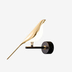 Bird Shaped Wall Lamp – Sculptural Modern Design With Gold Accents