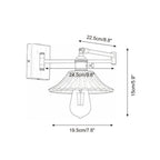 Industrial Glass Wall Light