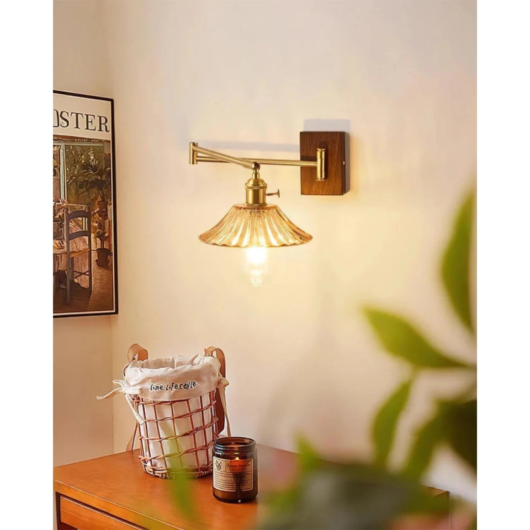 Industrial Glass Wall Light