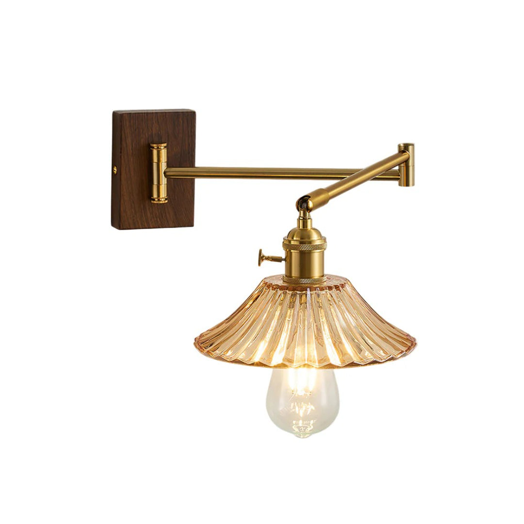 Industrial Glass Wall Light