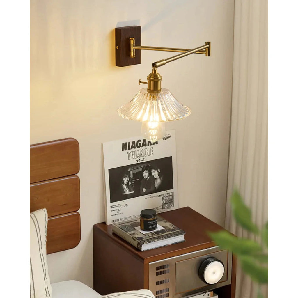 Industrial Glass Wall Light