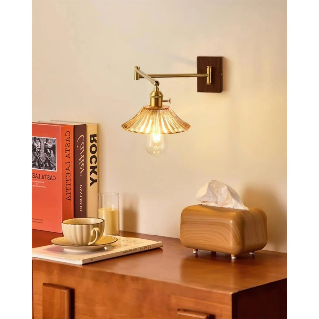 Industrial Glass Wall Light