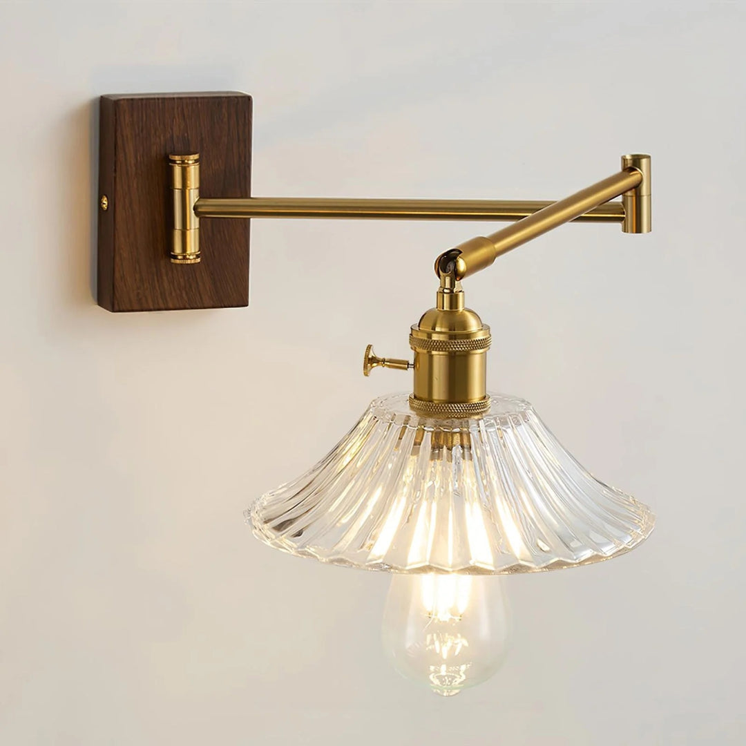 Industrial Glass Wall Light