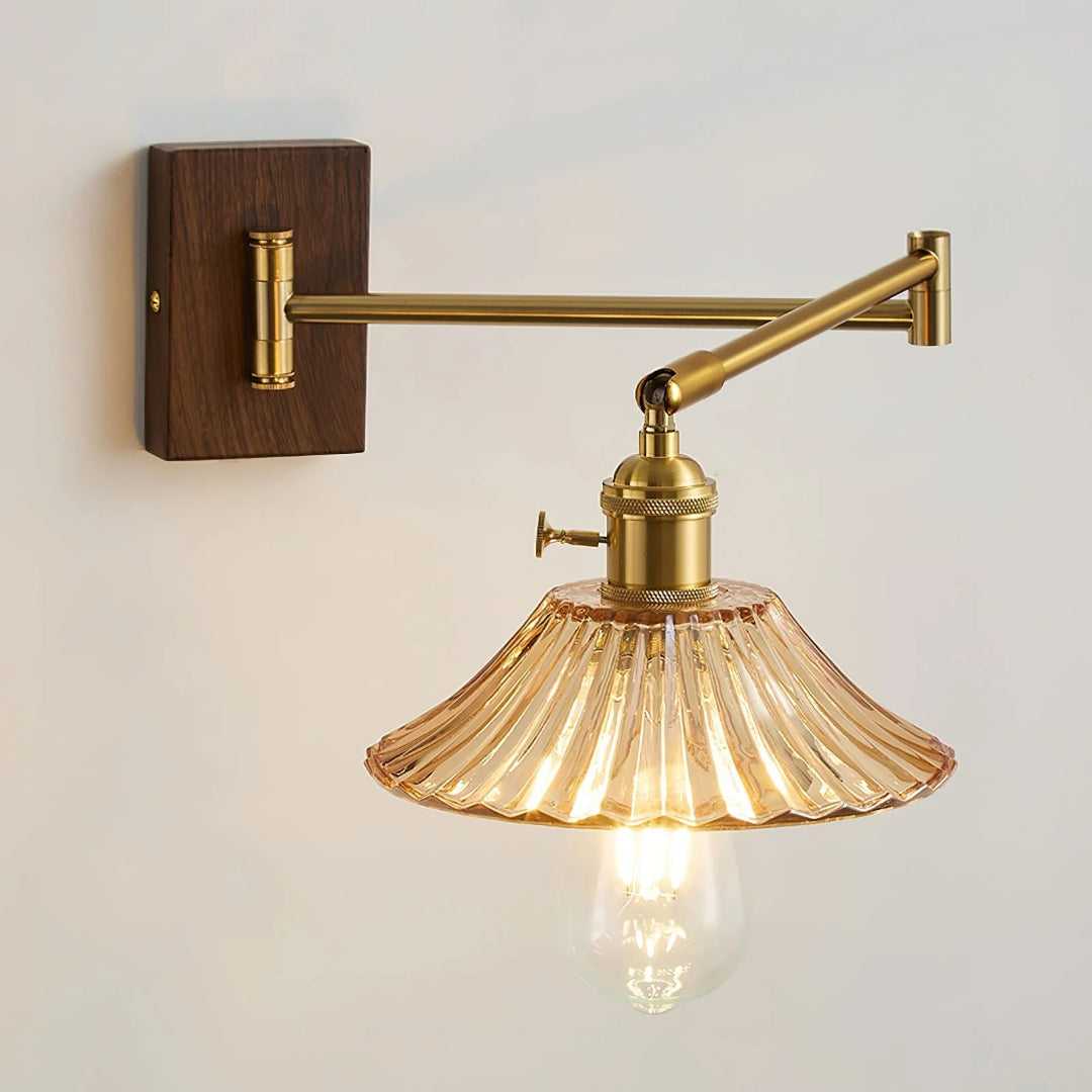 Industrial Glass Wall Light