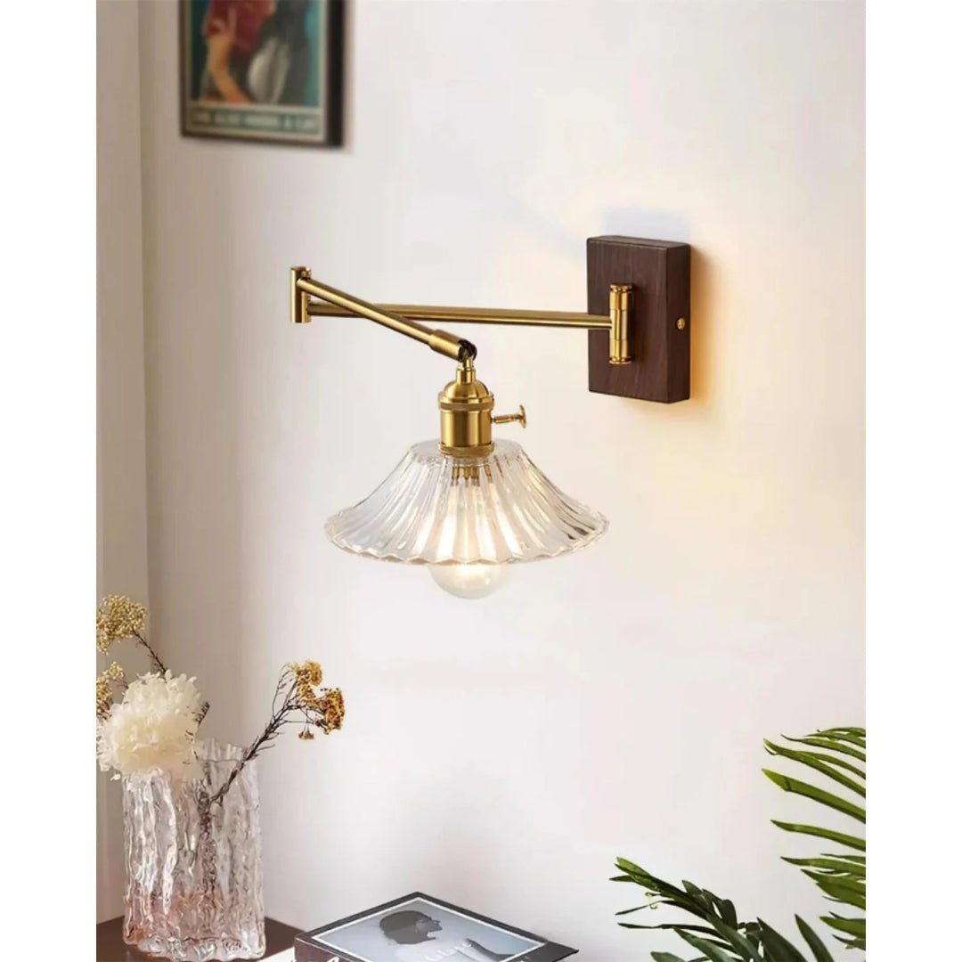 Industrial Glass Wall Light
