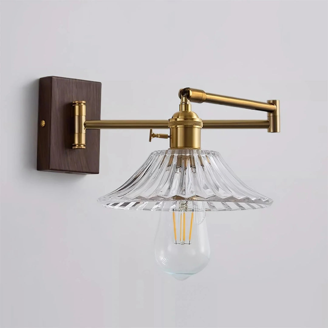 Industrial Glass Wall Light