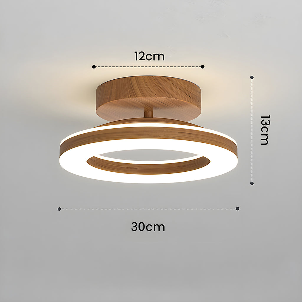 Round LED Ceiling Lamp – Acrylic Light for Hallway and Entrance